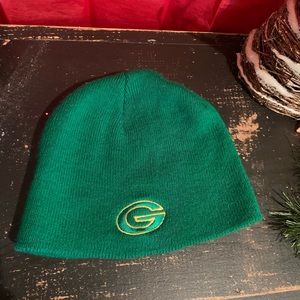 🔵 Green Bay Packers Boys Winter Beanie Hat Green